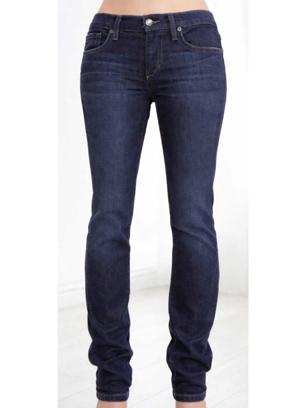 Joe’s Jeans The Cigarette Malia Low Rise Slim Straight Jeans Dark Wash 24 NWT